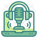 Voice Recording Podcast Record Icon