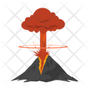 Volcanic eruption  Icon