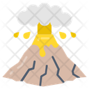 Volcanic eruption  Icon
