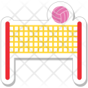 Net Volleyball Volley Icon