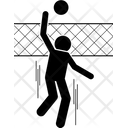 Ecuavoley Volleyball Net Icon