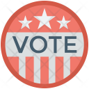 Vote Election Badge Icon