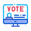Vote Computer Information Icon