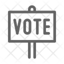 Vote signboard Icon