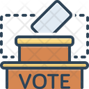 Vote Where Vote Ballot Box Icon