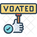 Voted Democracy Poll Icon