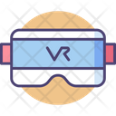 Vr Technology Virtual Glasses Device Icon