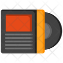 Vynil Musical Instrument Audio Player Icon