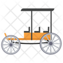 Wagon Cart Vintage Transport Chaise Icon