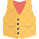 Waistcoat Mustard Yellow Icon