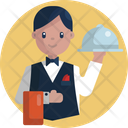 Waiter Chef Professional Icon