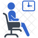 Healthcare Patient Waiting Room Icon