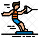 Wakeboarding Water Board Icon