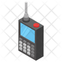 Walkie Talkie Handheld Transceiver Military Communication Icon