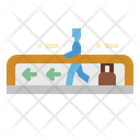 Walkway Passenger Airport Icon