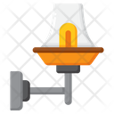 Wall Lamp Illuminated Light Street Light Icon