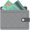 Card In Wallet Card Holder Wallet Icon