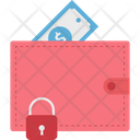 Wallet Protection Lock Secure Money Icon