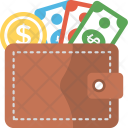 Wallet With Money Icon