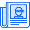 Wanted Notice Newspaper Icon