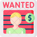 Wanted Hacking Spam Alert Icon