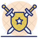 War Shield Battle Crest War Protection Icon