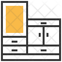 Wardrobes Furniture Table Icon