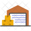 Warehouse Package Delivery Icon