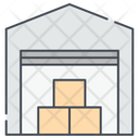 Warehouse Box Storage Icon