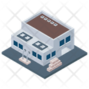 Warehouse Building Commercial Building Manufacturing Plant Icon