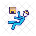 Worker Injury Accident Icon