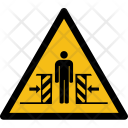 Warning Press Exit Icon