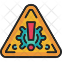 Warning Zone Virus Icon