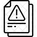 Warning Document Icon