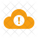 Warning in cloud Icon