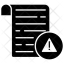 Warning Letter Icon