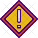 Warning Sign Delivery Package Icon