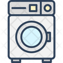 Machine Washing Electrical Appliance Icon