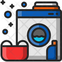 Washing Machine Laundry Electronic Icon