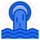 Waste Water Disaster Nature Pollution Icon