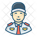 Watchman Security Man Watchkeeper Icon