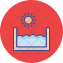 Water Falling River Icon