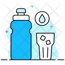 Cold Water Water Bottle Water Container Icon