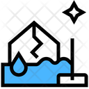 Water Damage Cleaning Icon
