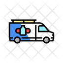 Water Delivery Truck Icon