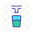 Water Treatment Contour Icon