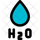 Water H 2 O Icon