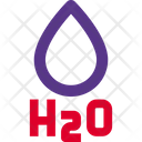 Water H 2 O Icon