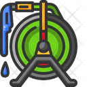 Water Hose Yard Watering Icon