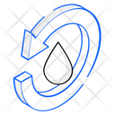Water Recycling Icon